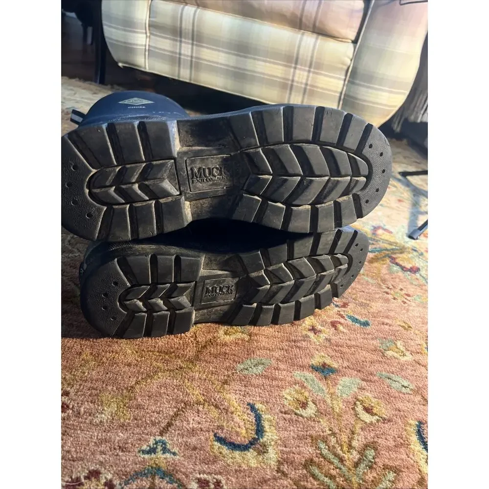 Muck Boot Chore Classic Men’s 11 Women’s 12 Black Waterproof Work Farm Boots